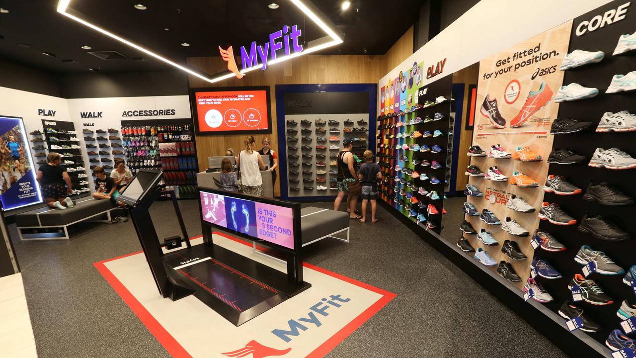 Accent Group, which owns Athlete’s Foot, is closing 522 stores. Picture: Mark Wilson