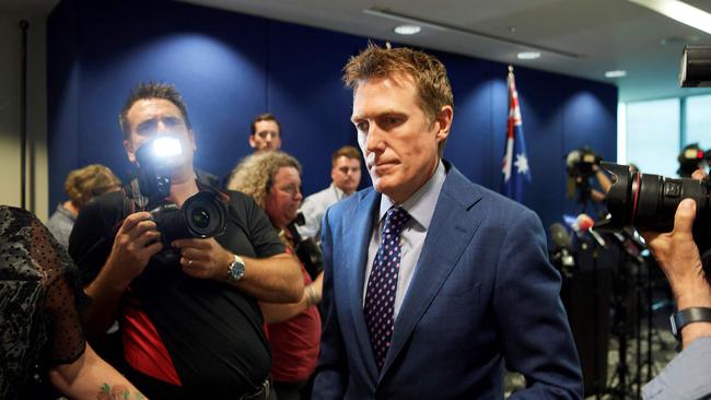 Attorney-General Christian Porter attended the Hale School in Perth in the 1980s. Picture: AFP