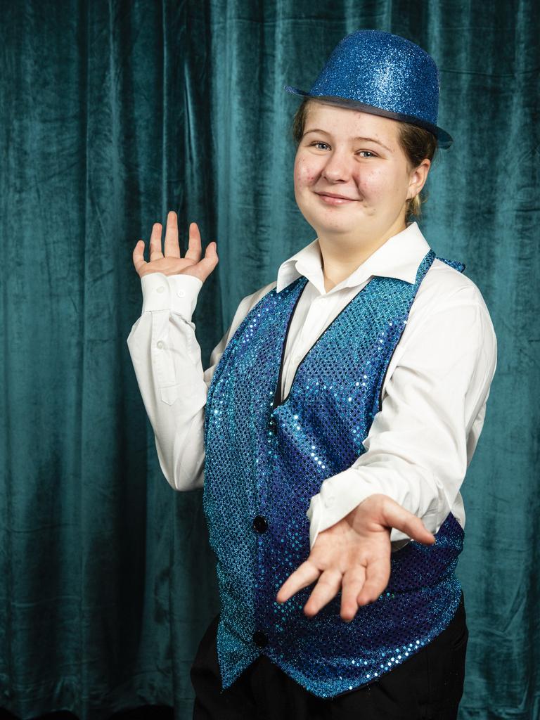 Dakota Sharp as Darling Downs Scouts and Guides present the Darling Downs Revue 30th season Rewind Through Time. Picture: Kevin Farmer