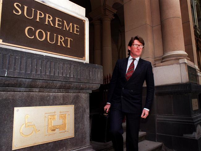 Stephen Myall, criminal defence lawyer in Melbourne, 23/11/98.P/