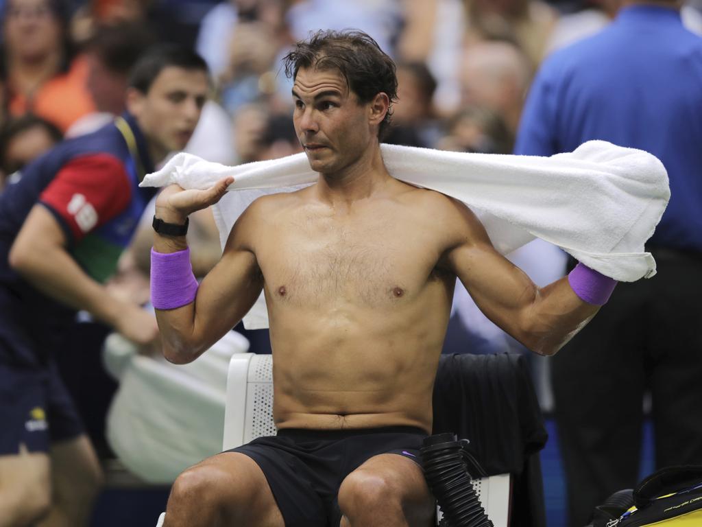 No sweat. (AP Photo/Charles Krupa)
