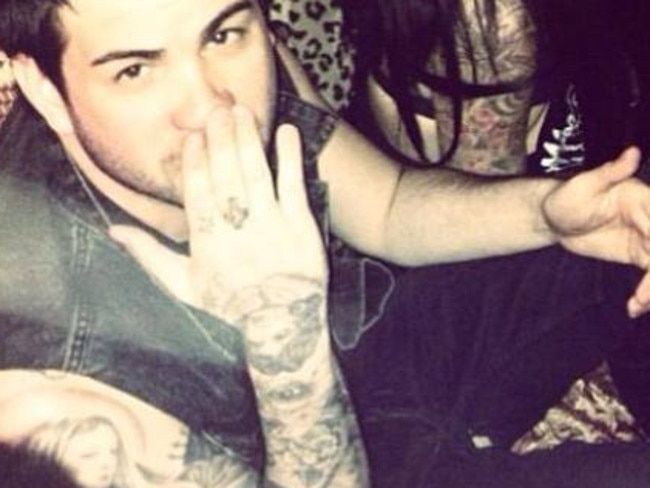 The alleged founder of a revenge porn site, Hunter Moore, was arrested last year. Picture: Facebook