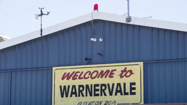 EXPRESS ADVOCATE/AAP. 'Welcome to Warnervale' sign at Central Coast Aero Club at Warnervale on Saturday, 9 November, 2019. Central Coast Aero Club held their annual Fun Fly Day at Warnervale Airport where families got free scenic flight flights over the Central Coast. (AAP IMAGE / Troy Snook)