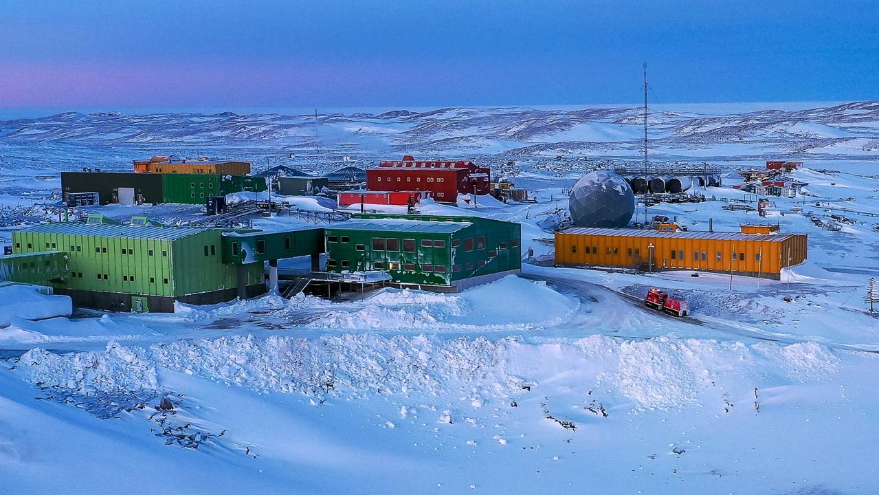 Davis Station in Antarctica, one of three Australian research stations on the continent. Picture: Greg Stone