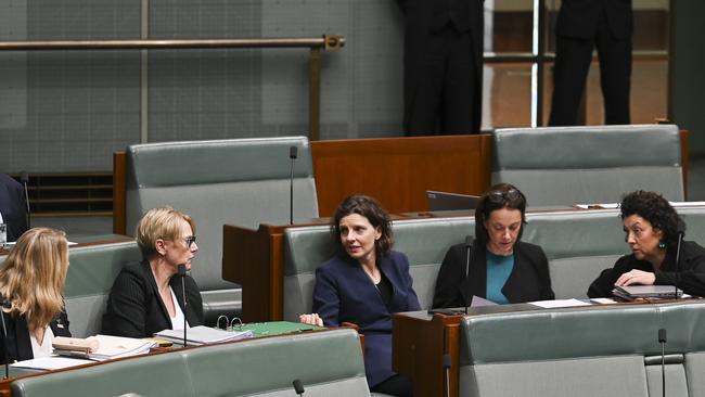 Independent ‘teal’ MPs Kylea Tink, Zoe Daniel, Allegra Spender, Sophie Scamps and Monique Ryan are coming under attack from the Liberal Party ahead of the next federal election. Picture: NCA NewsWire / Martin Ollman