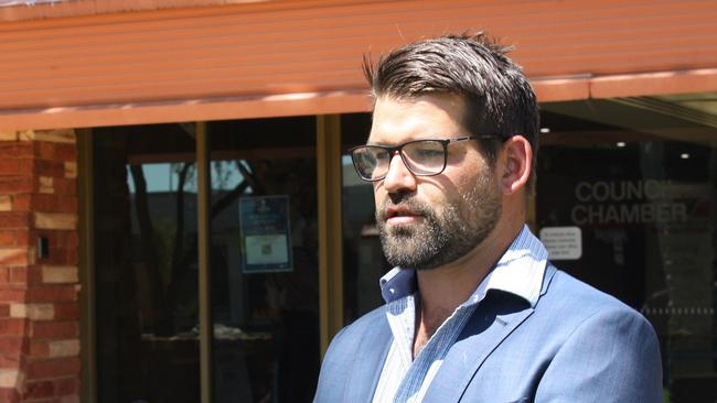 Alice Springs Mayor Matt Paterson is calling for urgent federal assistance to deal with crime in Alice Springs. Picture: Supplied