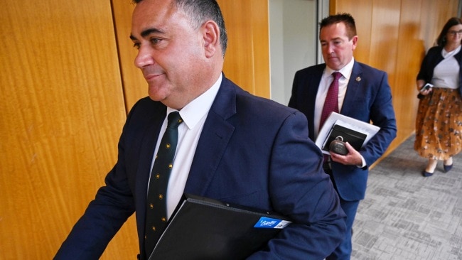 Former NSW Deputy Premier John Barilaro was cross-examined by ICAC on day six of the investigation into former Premier Gladys Berejiklian's conduct while Treasurer. Picture: Getty.