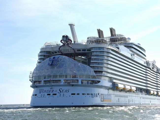 Royal Caribbean is monitoring the situation and has a contingency plan in place if it needs to avoid stops at St. Petersburg. Picture: Bernard Biger