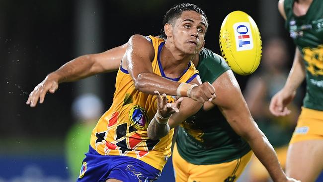 Ronald Fejo Jr is training with Essendon. Picture: Felicity Elliott/NTFL Media