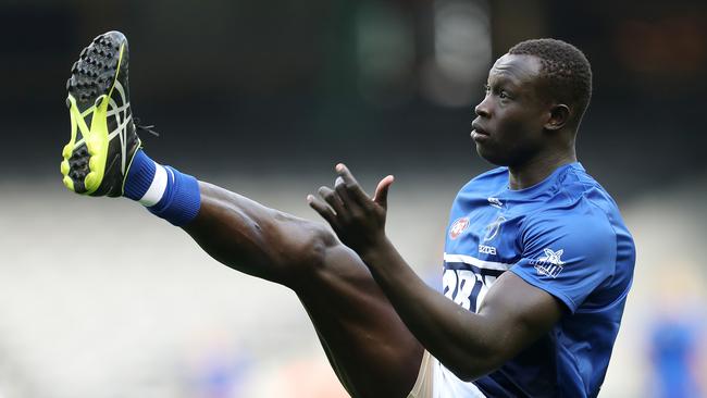 Majak Daw is on track to make a return despite coing down with the flu. Picture: Michael Klein