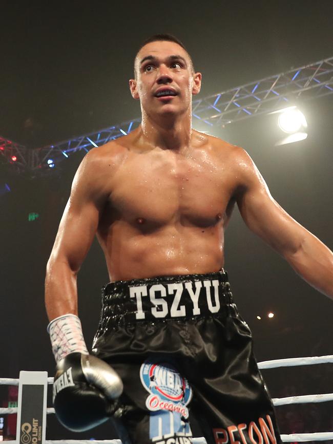 Tim Tszyu is undefeated. Picture: Brett Costello