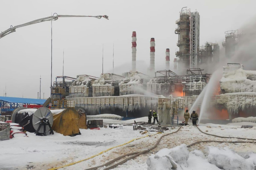 Fire Breaks Out At Russian Gas Terminal Near St Petersburg | News.com ...