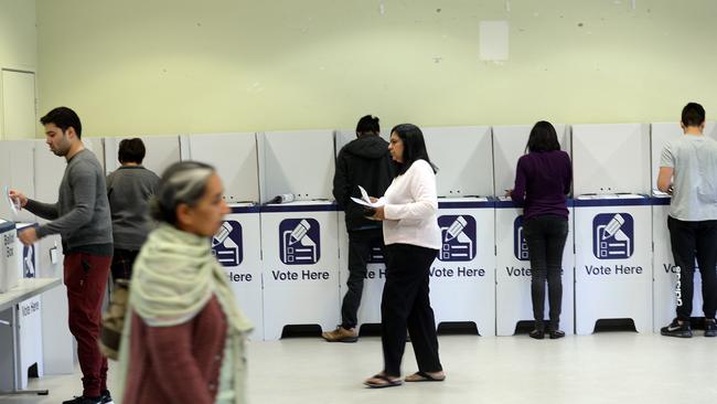 Hill Shire Council Election. (AAP Image/ Jeremy Piper)