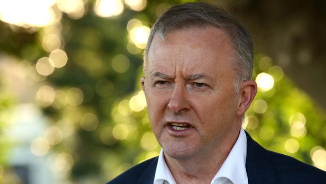 The Newspoll analysis shows Anthony Albanese has achieved a two-party-preferred swing against the Coalition in all states except Victoria. Picture: Jono Searle