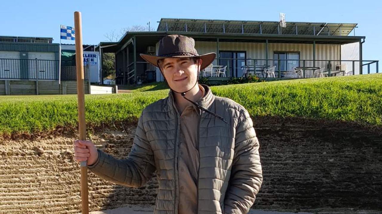 Samuel Treloar is coping much better with his mental health struggles and is currently working at the Maleny Golf Club.