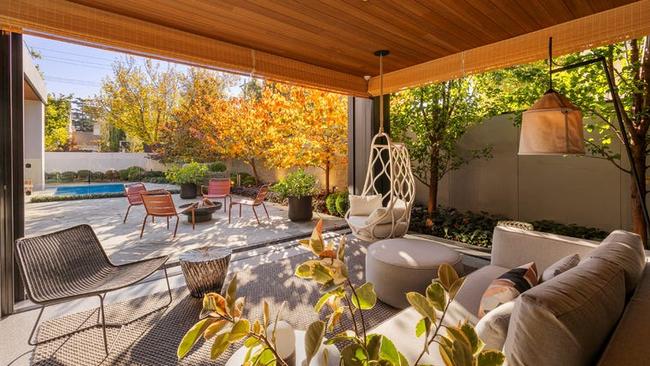 Melbourne’s extended summer has made the home’s outdoor entertainment space a winner.