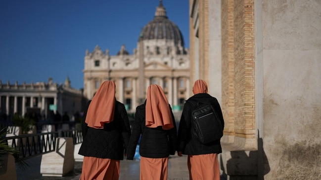 St Peter’s Square is a draw for tourists and the Catholic faithful. Picture: Reuters