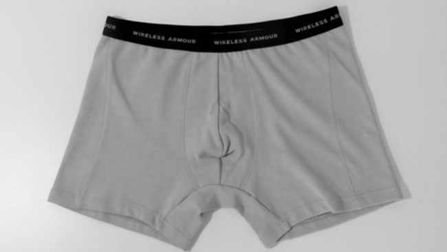 This pair of hi-tech underwear has been designed to protect men from the potential harmful effects of mobile phone radiation.