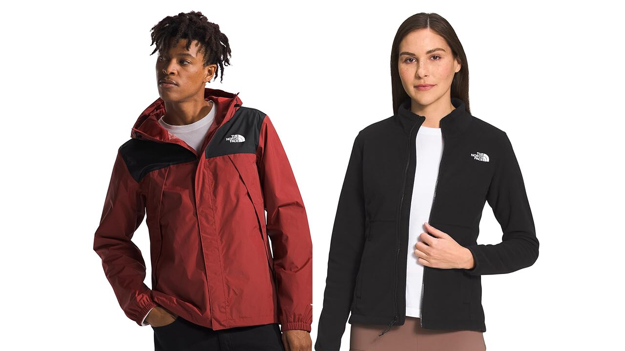 Stock up on The North Face essentials this Amazon Prime Big Deal Days. Picture: Amazon Australia