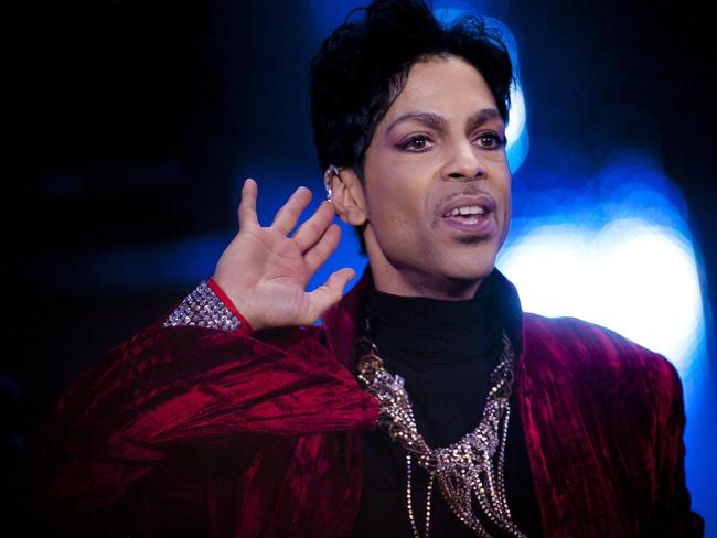 Prince, during his concert at the Sziget Festival on the Shipyard Island, northern Budapest, Hungary in 2011.