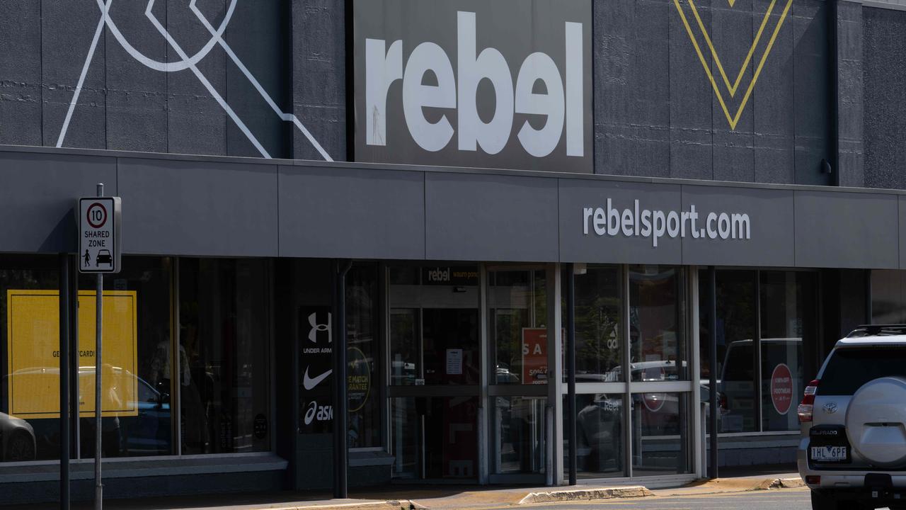 Super Retail Group’s retail chains include Rebel. Picture: Brad Fleet