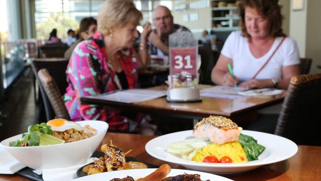 Visitors to Northcliffe can sit on the deck only 50m from the water at Surfers Paradise.