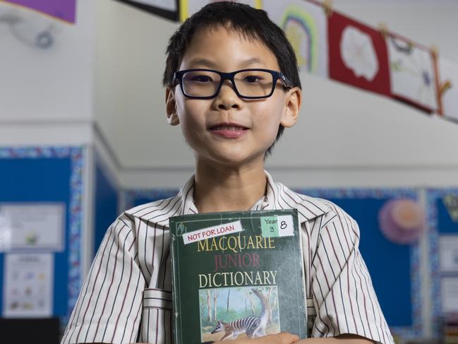 William Peters, spelling superstar from West Moreton Anglican College. Picture: Supplied