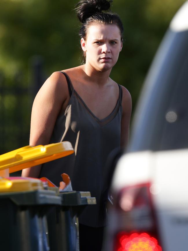 Erin Clayton pictured outside her Bathurst home. Picture: Jonathan Ng