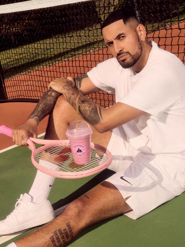 Kyrgios will be back on the court for more than just promo photos. Photo: Instagram