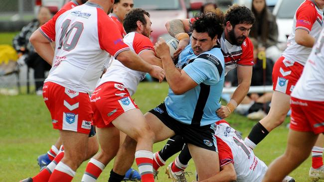 Woolgoolga forward Jackson Gisinger. Picture: Leigh Jensen