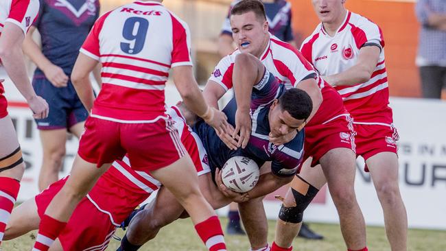 Ipswich State High's Josiah Pahulu. Picture: Jerad Williams