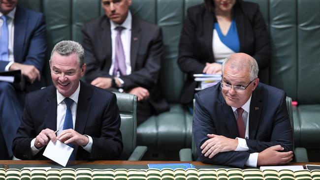 Defence Minister Christopher Pyne calls it a day. What’s next for Prime Minister Scott Morrison’s government? Picture: Lukas Coch/AAP