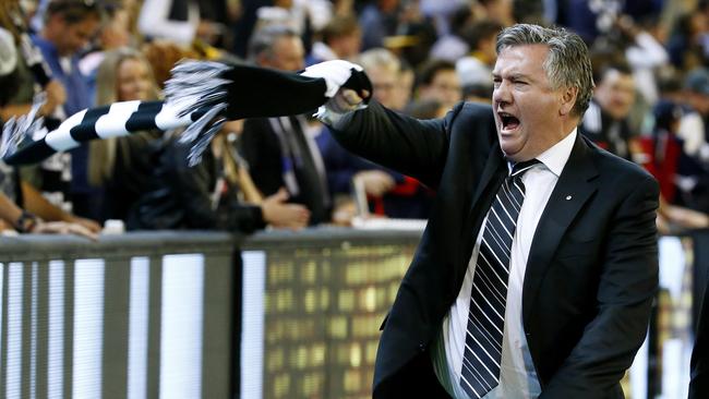 Eddie McGuire’s love of Collingwood is indisputable. Picture: Colleen Petch