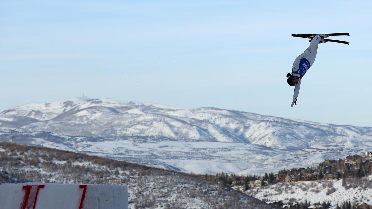 The view at Deer Valley Resort in Utah, USA, was almost as awe-inspiring as Peel’s brilliant trick. (Photo by Ezra Shaw/Getty Images)