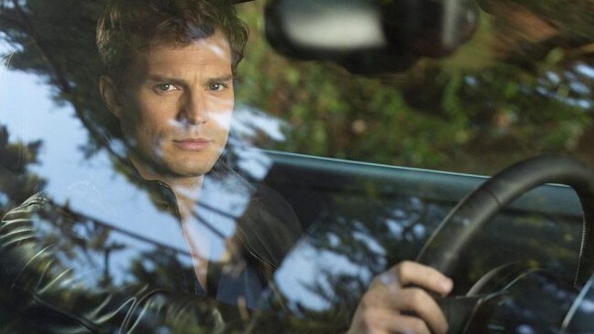 Jamie Dornan as Christian Grey.