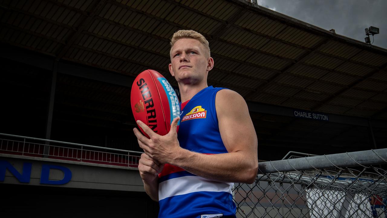 Bulldogs recruit Adam Treloar at his new home.