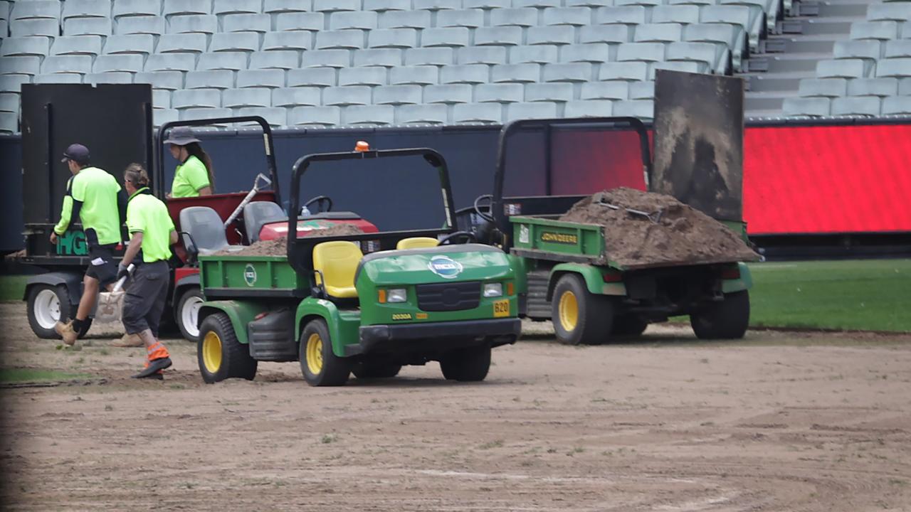 The MCC says the ground will be ready for the season opener. Picture: David Caird