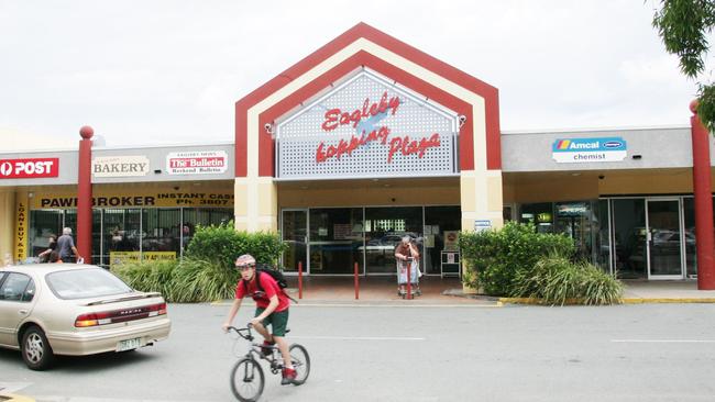 The Eagleby Shopping Plaza where a man allegedly released a poisonous chemical into the crowd. File picture.