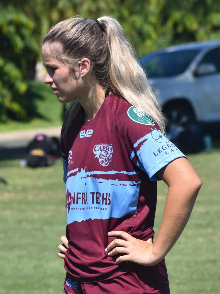 CQ Capras under-17 girls squad at pre-season training at Emmaus College, Rockhampton, on January 18, 2025.