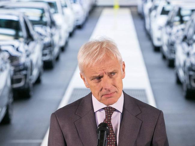 Matthias Müller, chief executive officer of Volkswagen. Picture: Krisztian Bocsi / Bloomberg News