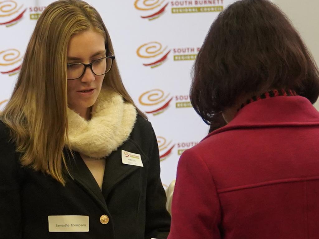 Samantha Thompson during the South Burnett citizenship ceremony June 2024