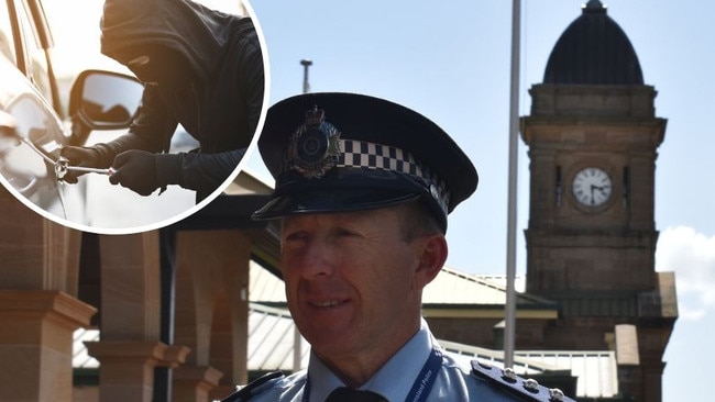 Warwick Police officer-in-charge Jamie Deacon is urging residents to report any suspicious vehicles in the area.