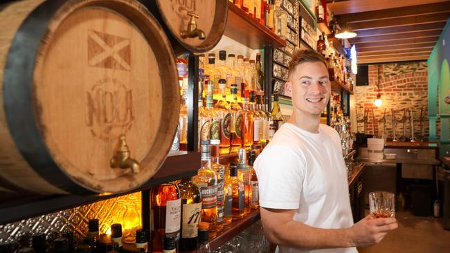 NOLA’s Oliver Brown is spearheading a revival of the former Stag Hotel in Adelaide’s East End. AAP/RUSSELL MILLARD