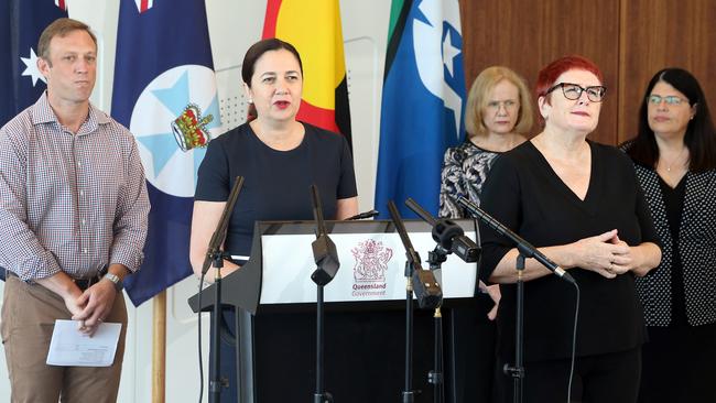 Premier Annastacia Palaszczuk delivers a coronavirus update.