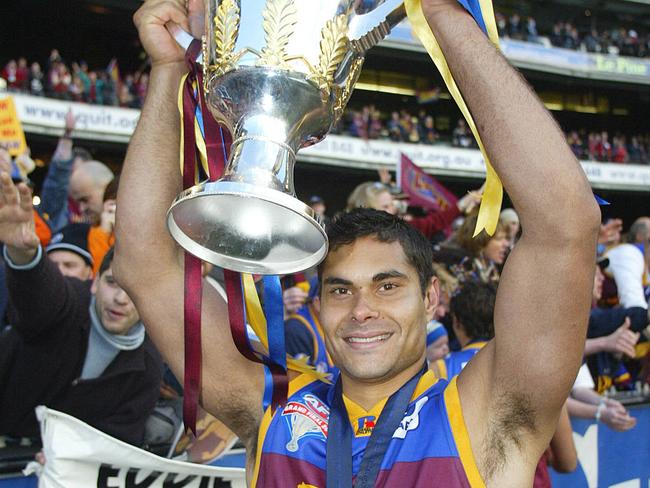 Mal Michael with the 2003 premiership cup.