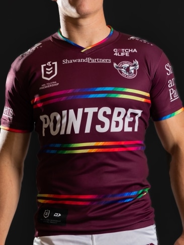 Manly Rugby League Shirt Polo Mal Reilly Hall of Fame