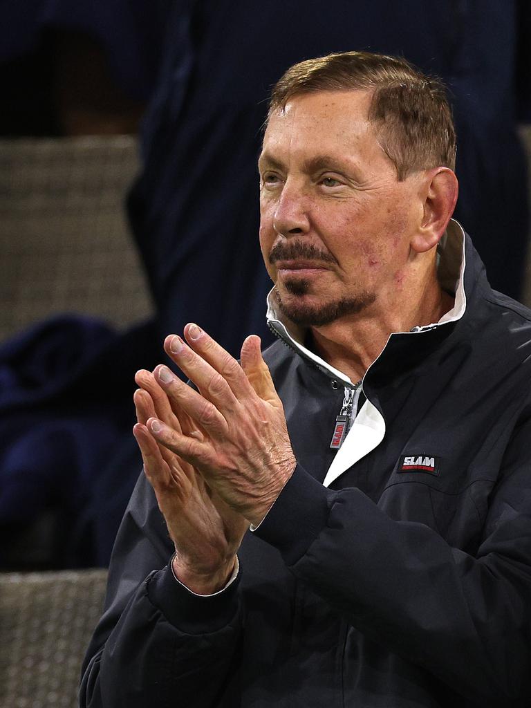 Larry Ellison, co-founder of Oracle and a director at Tesla, invited Musk to his Hawaii home to dry out, according to a report. Picture: Getty