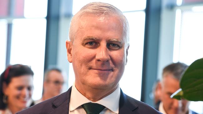 Deputy Prime Minister Michael McCormack during the Tourism & Transport Forum?s 2019 Leadership Summit in Sydney, March 8, 2019. (AAP Image/Peter Rae) NO ARCHIVING