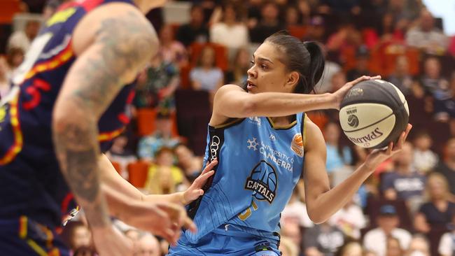 Shaneice Swain is one of six debutants to get a call-up for the Opals squad. Picture: Getty