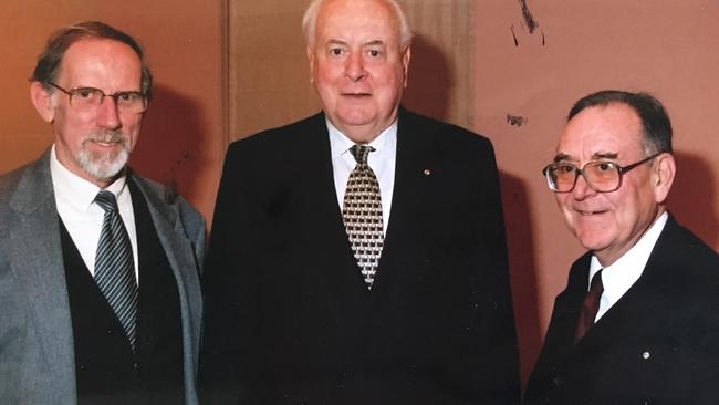 Graham Freudenberg with Evan Williams and Gough Whitlam.